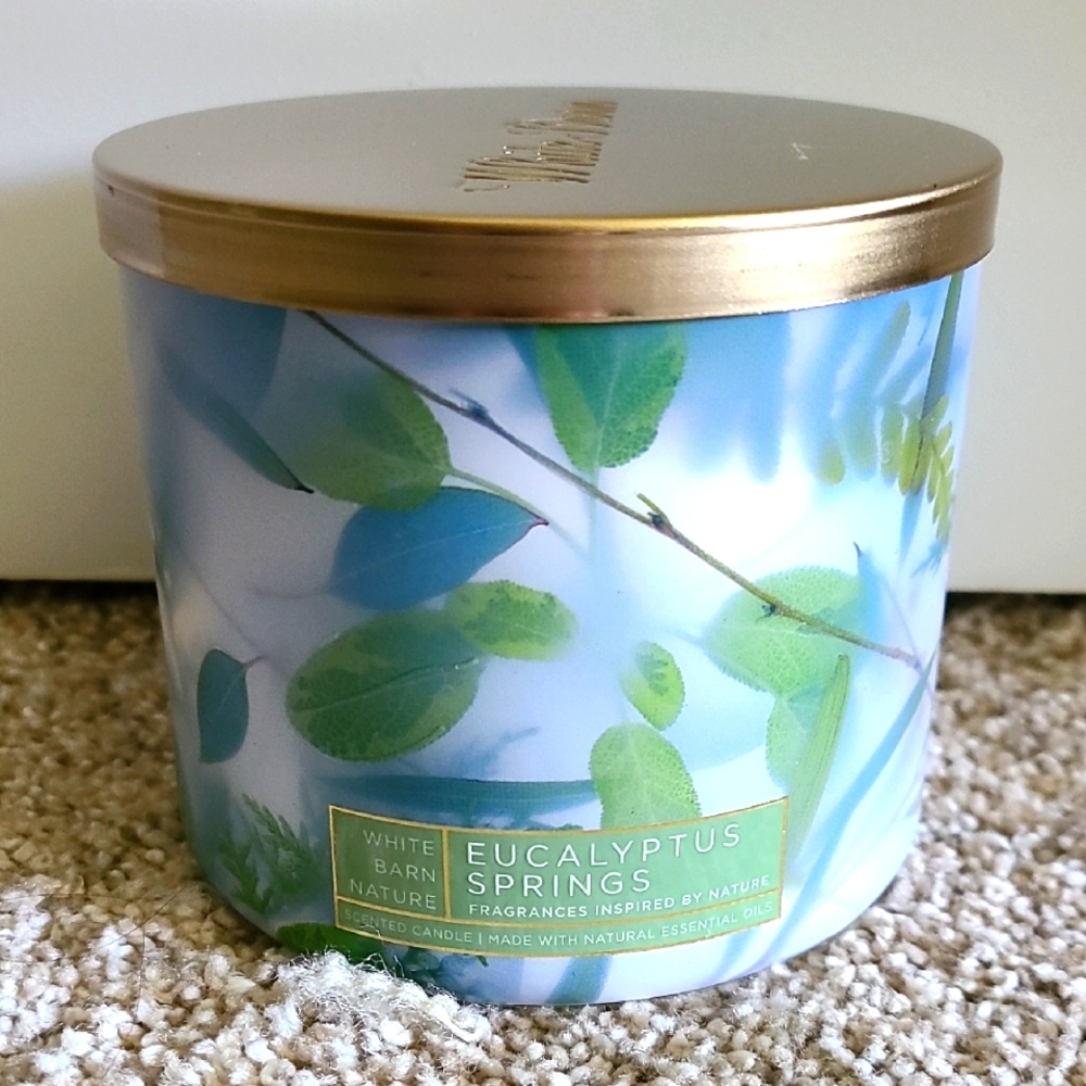 EUCALTPTUS SPRINGS 3 Wick Candle Bath & Body Works